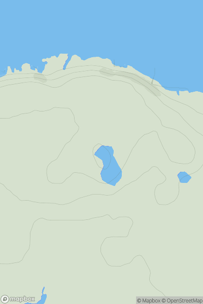 Thumbnail image for Torr Mor [Mull and Nearby Islands] [NM383244] showing contour plot for surrounding peak